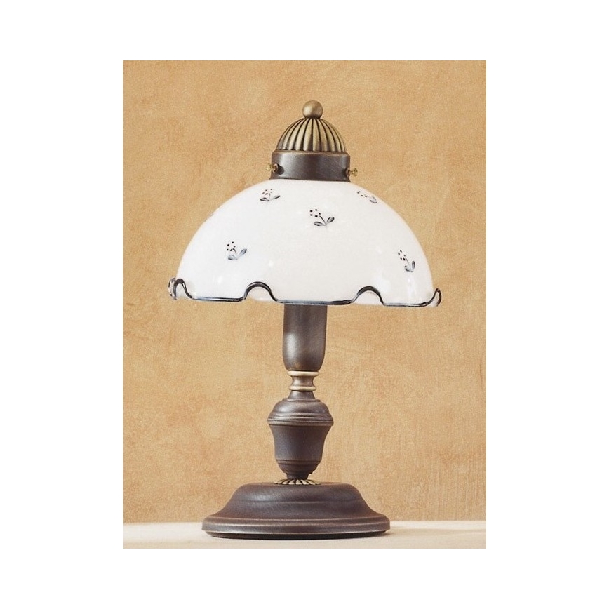 Kolarz 731.73.17 - Candeeiro de mesa NONNA 1xE27/75W/230V azul