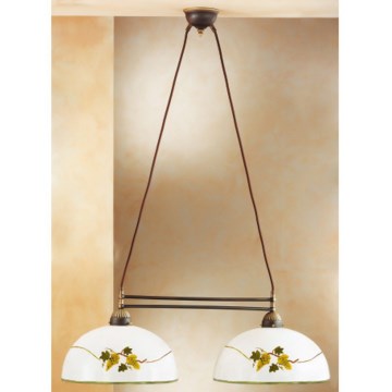 Kolarz 731.82.137 - Candeeiro suspenso NONNA 2xE27/75W/230V uvas