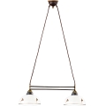 Kolarz 731.82.150 - Lustre suspenso por cabo NONNA 2xE27/75W/230V, acabamento ouro rosé