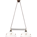 Kolarz 731.82.151 - Lustre suspenso por cabo NONNA 2xE27/75W/230V, acabamento jeleni em ouro rosé