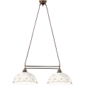Kolarz 731.82.161 - Lustre suspenso por cabo NONNA 2xE27/75W/230V flores ouro rosé