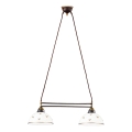 Kolarz 731.82.170 - Lustre suspenso por cabo NONNA 2xE27/75W/230V flores ouro rosa