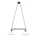 Kolarz 731.82.24 - Candeeiro suspenso NONNA 2xE27/75W/230V azul