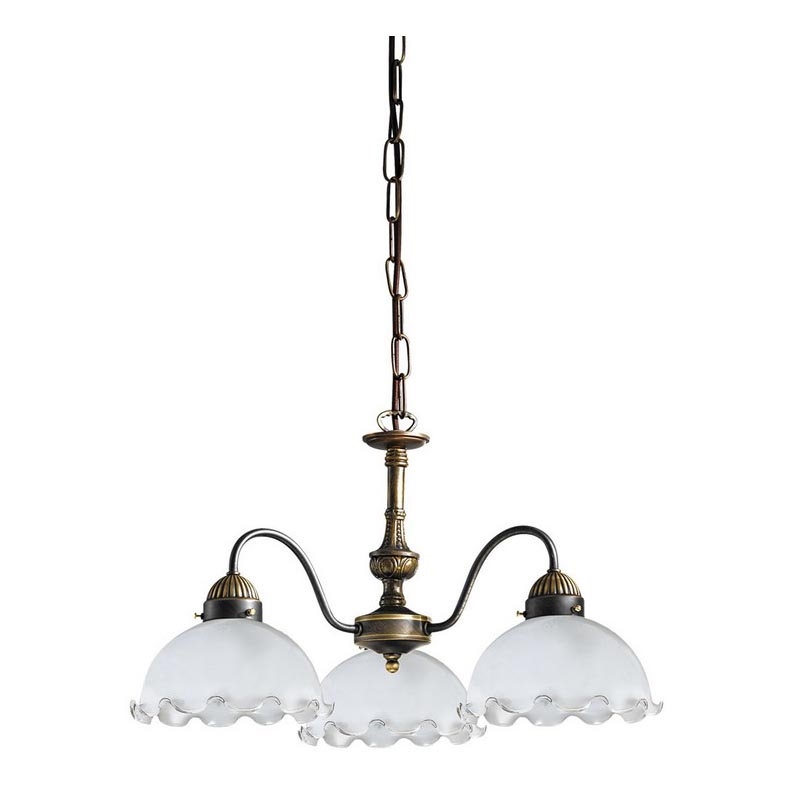 Kolarz 731.83.73 - Candelabro suspenso NONNA 3x/E27/75W/230V