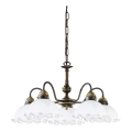 Kolarz 731.85.73 - Candelabro suspenso NONNA 5xE27/75W/230V