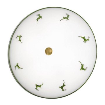 Kolarz 731.U14.4.100-Iluminação de teto NONNA 4xE27/60W/230V pr.54 cm verde/latão