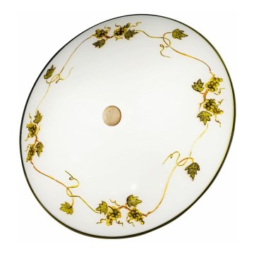 Kolarz 731.U14.4.110 - Iluminação de teto NONNA 4xE27/60W/230V diâmetro 54 cm uvas