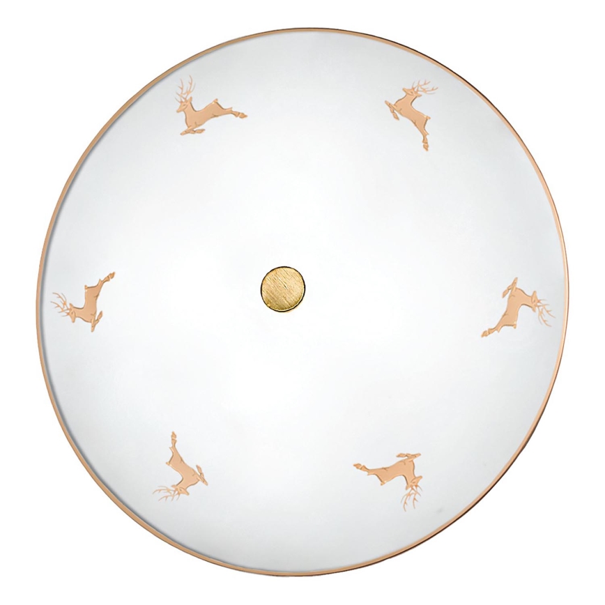 Kolarz 731.U14.4.150 - Aplique de parede NONNA 4xE27/60W/230V Ø 54 cm jeleni ouro rosa