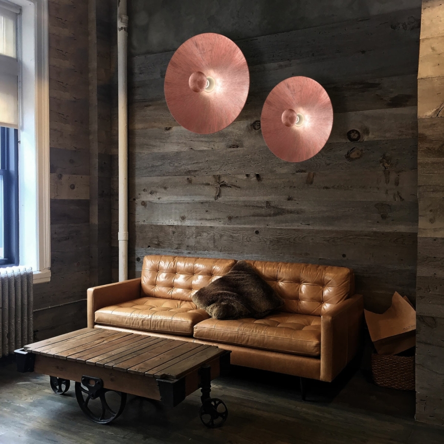 Kolarz A1306.61XL.3.SunCu - Iluminação de parede MOON 1xE27/100W/230V cobre