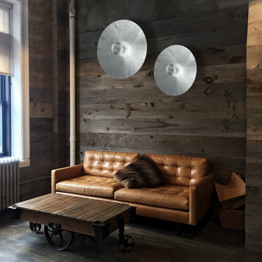 Kolarz A1306.61XL.5.SunAg - Iluminação de parede MOON 1xE27/100W/230V prateado