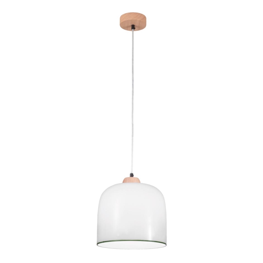 Kolarz A1352.31.G - Candelabro suspenso NONNA 1xE27/60W/230V carvalho/branco/verde