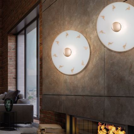 Kolarz A1353.61.XL.3.Au.100 - Iluminação de parede NONNA 1xE27/100W/230V veado 24K dourada