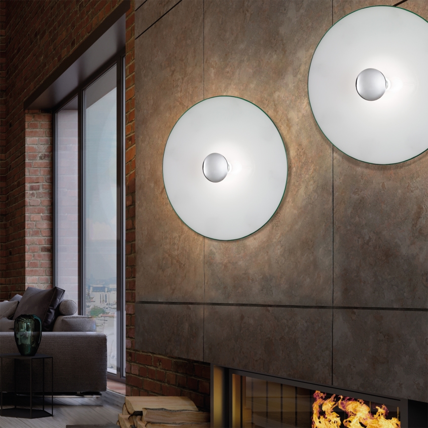 Kolarz A1353.61.XL.5.G - Luminária de parede NONNA 1xE27/100W/230V verde