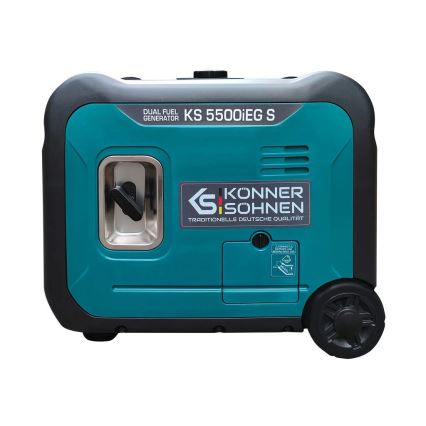 Könner & Söhnen 13046 - Gerador inverter a gás e gasolina KS 5500iEG S 5500W