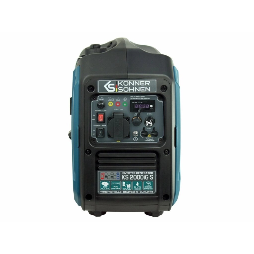 Könner & Söhnen KS7869 - Gerador inverter a gás e gasolinaKS 2000iG S 2000W