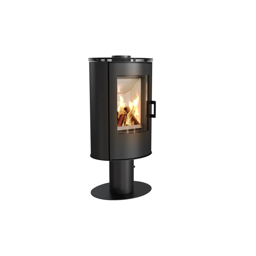 Kratki - Lareira a lenha em aço 8kW 150mm