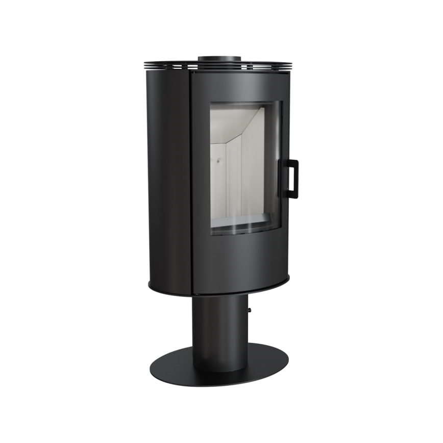 Kratki - Lareira a lenha em aço 8kW 150mm