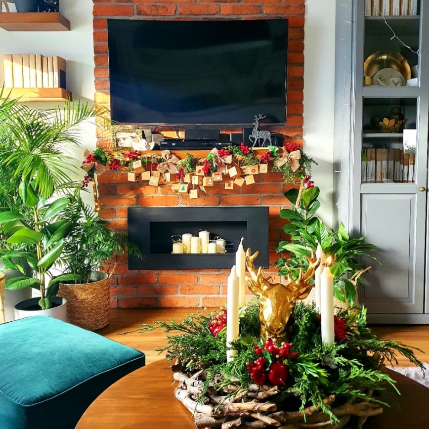 Kratki - Lareira embutida BIO 40x90 cm 2kW preta