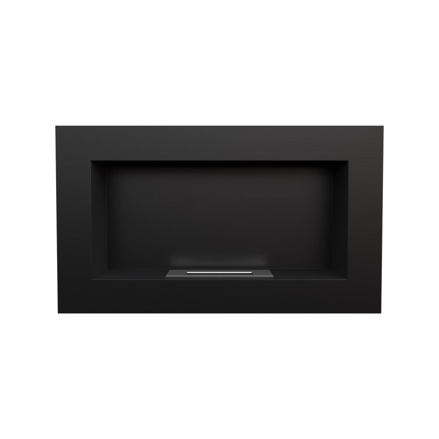 Kratki - Lareira BIO embutida 37,4x64,8 cm 1kW preta