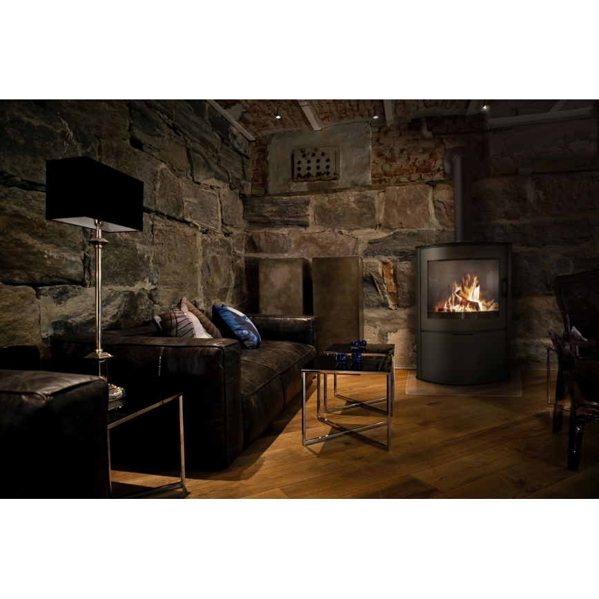 Kratki - Lareira a lenha em aço 10kW 150mm