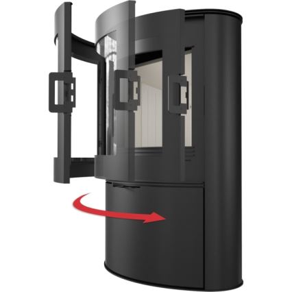 Kratki - Lareira a lenha em aço 10kW 150mm