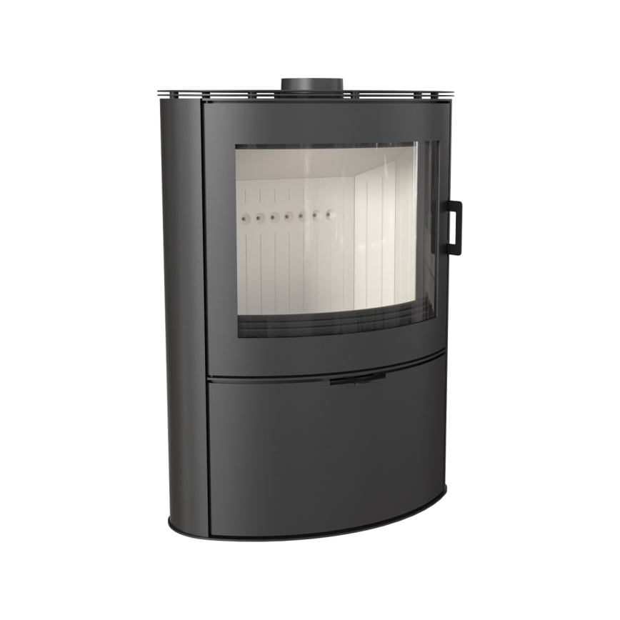 Kratki - Lareira a lenha em aço 10kW 150mm