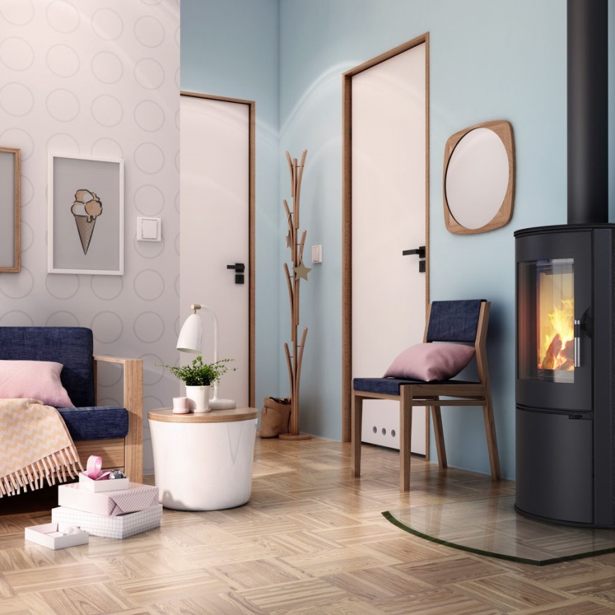 Kratki - Lareira de metal 8kW 150mm