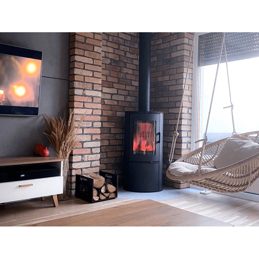 Kratki - Lareira de metal 8kW 150mm