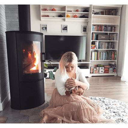 Kratki - Lareira de metal 8kW 150mm