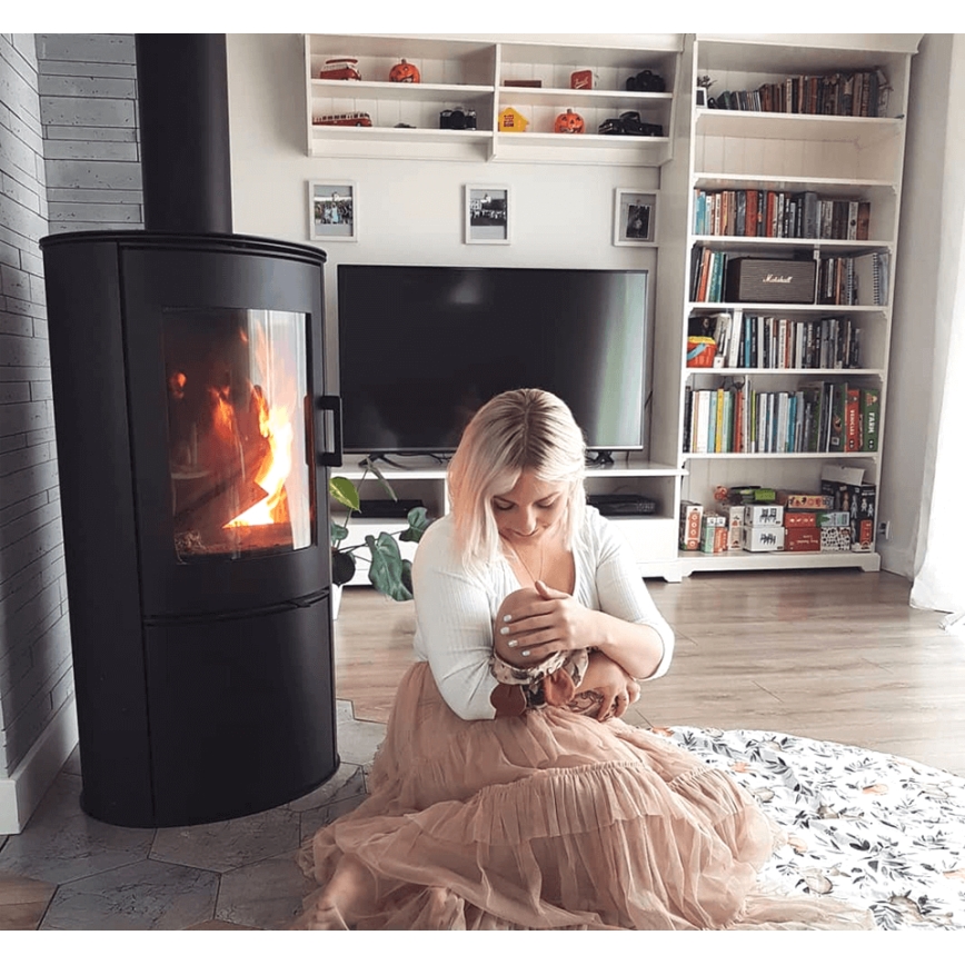 Kratki - Lareira de metal 8kW 150mm