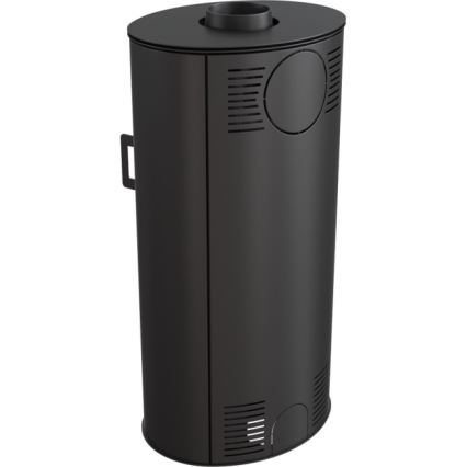 Kratki - Lareira de metal 8kW 150mm