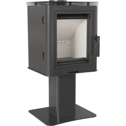 Kratki - Lareira a lenha em aço 7kW 150mm