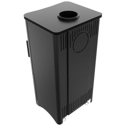 Kratki - Lareira a lenha em aço 7kW 150mm