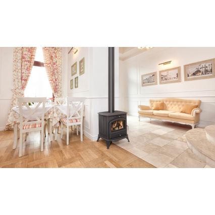 Kratki - Lareira a lenha de ferro fundido 8kW 150mm