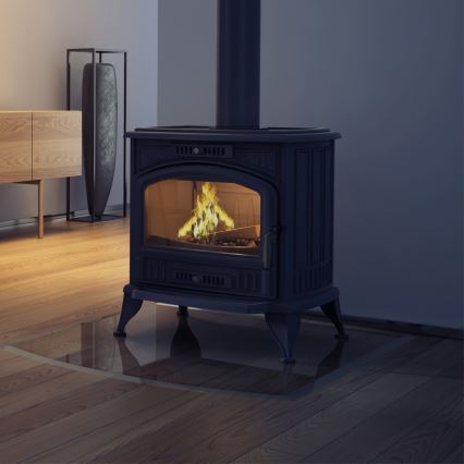 Kratki - Lareira a lenha de ferro fundido 8kW 150mm
