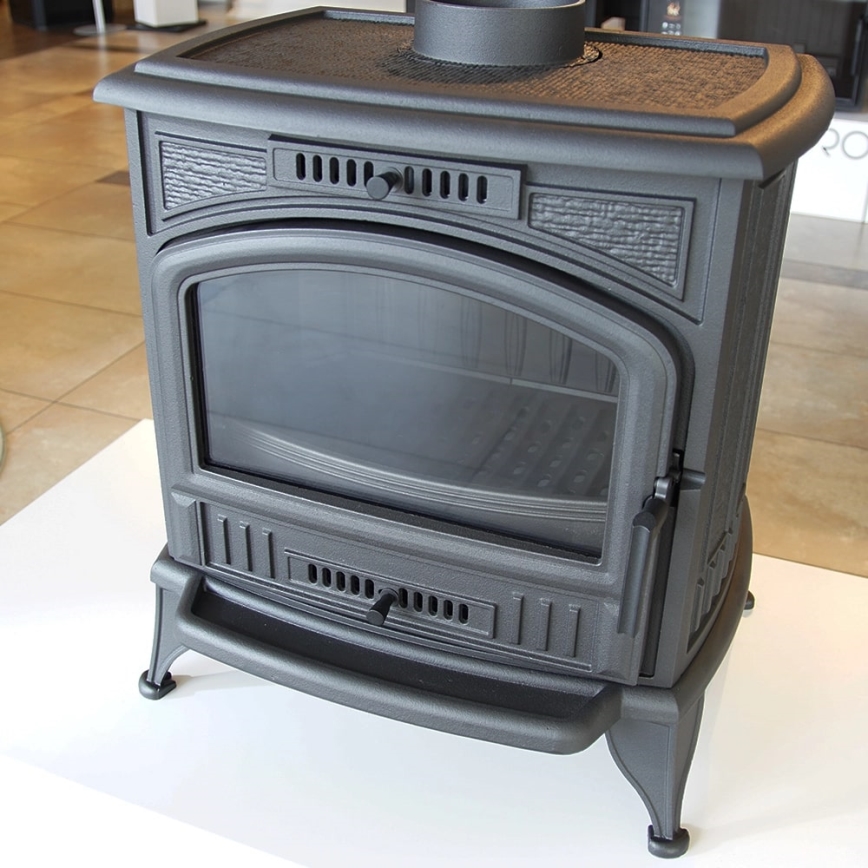 Kratki - Lareira a lenha de ferro fundido 8kW 150mm