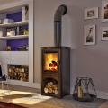 Kratki - Lareira a lenha em aço 7kW 150mm