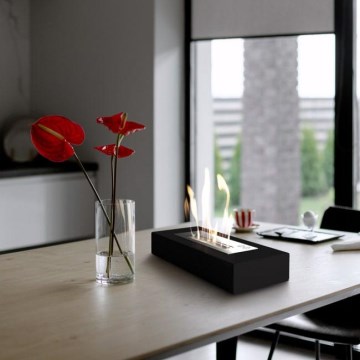 Kratki - Lareira BIO 10x67 cm 3kW preta