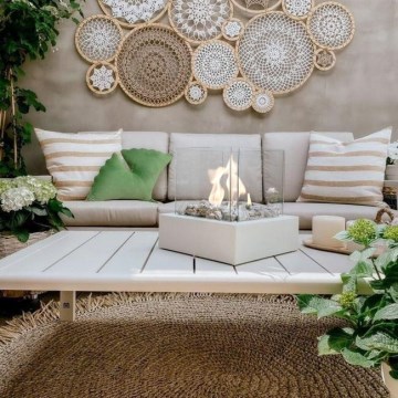 Kratki - Lareira BIO 30,3x30 cm 1kW branca