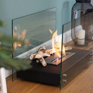 Kratki - Lareira BIO 40,2x70 cm 2kW preta