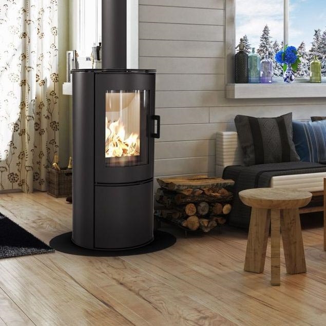 Kratki - Lareira de metal 8kW 150mm