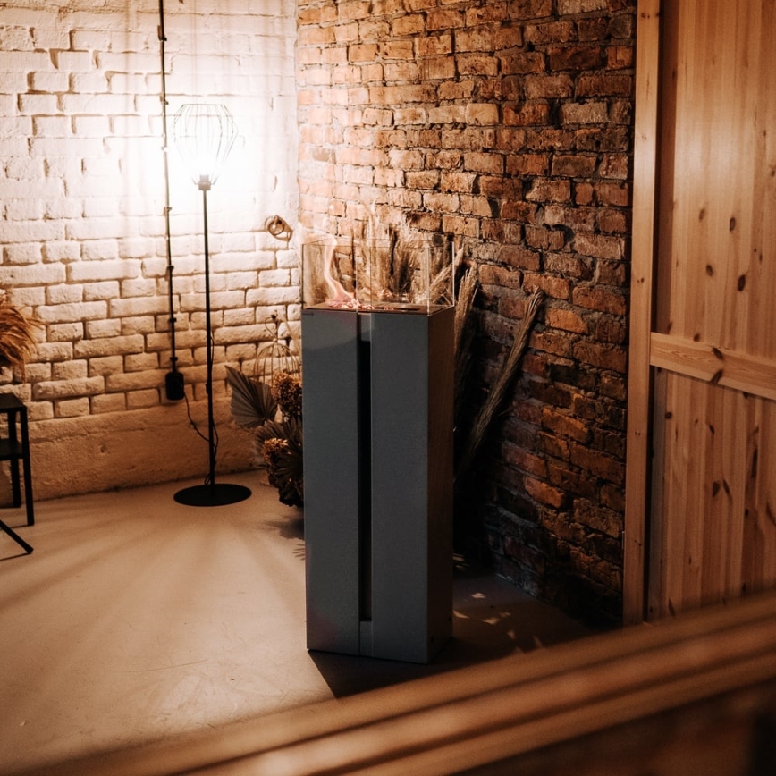 Kratki - Lareira BIO 113,6x35,9 cm 2kW preta