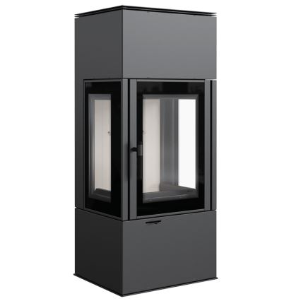 Kratki - Lareira a lenha em aço 8kW 150mm