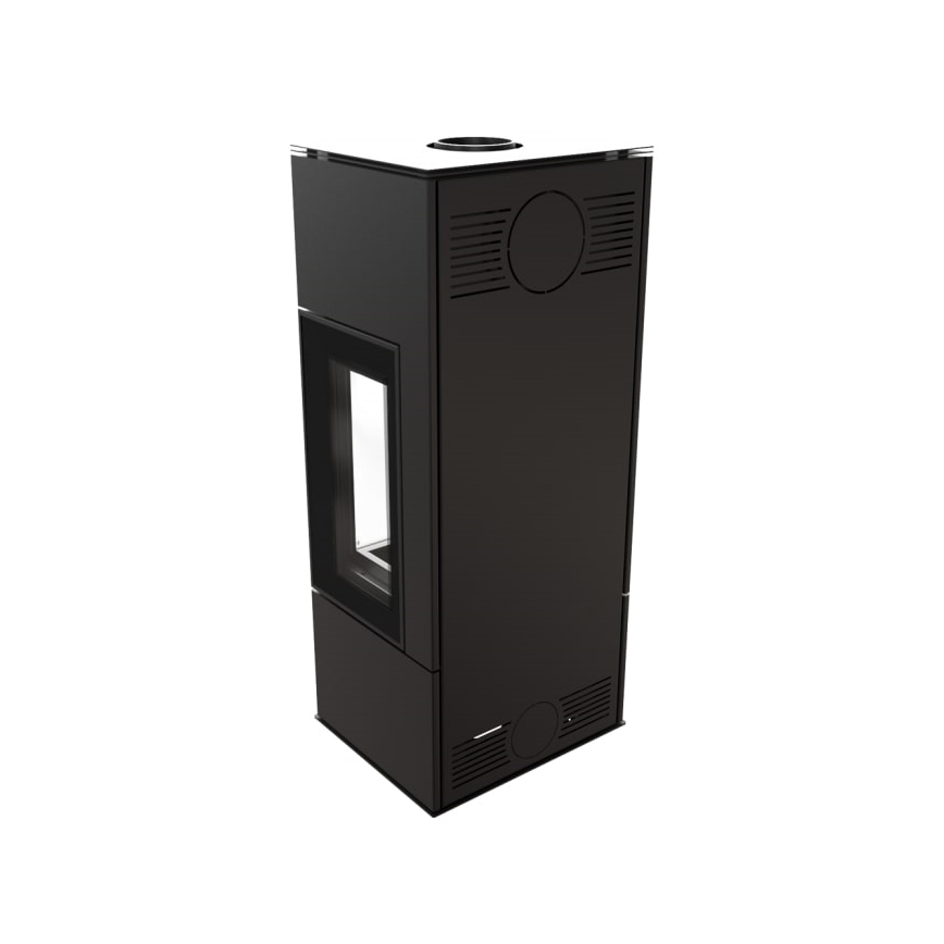 Kratki - Lareira a lenha em aço 8kW 150mm