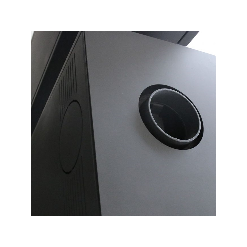 Kratki - Lareira a lenha em aço 8kW 150mm