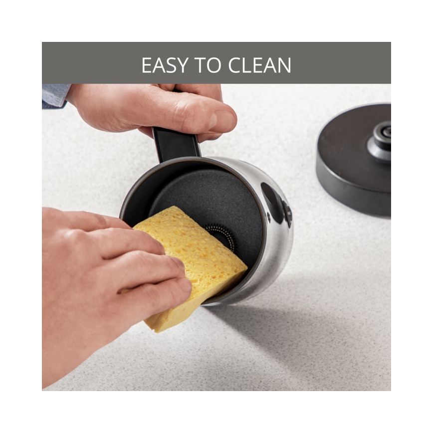 Krups - Espumador de leite 300ml preto