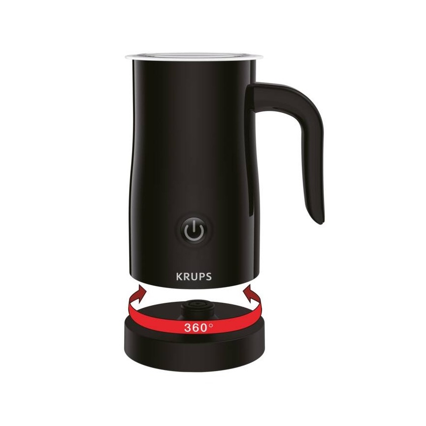 Krups - Espumador de leite 300ml preto