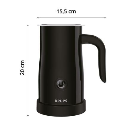 Krups - Espumador de leite 300ml preto
