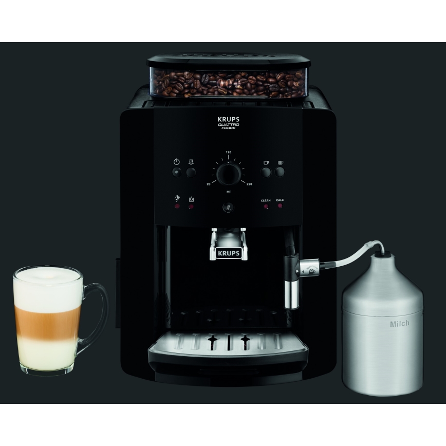 Krups - Máquina de café automática ARABICA 1450W/230V preto