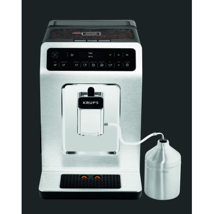 Krups - Máquina de café automática com milk contentor EVIDENCE 1450W/230V branco